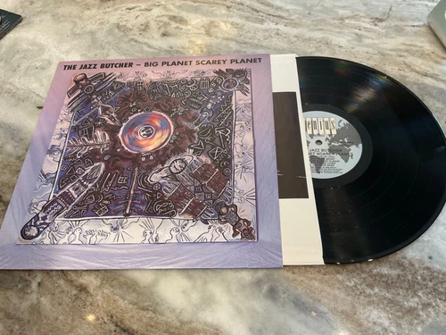 THE JAZZ BUTCHER LP  Big Planet Scarey Planet 1989 OG PRESS EX/NM Genius Records