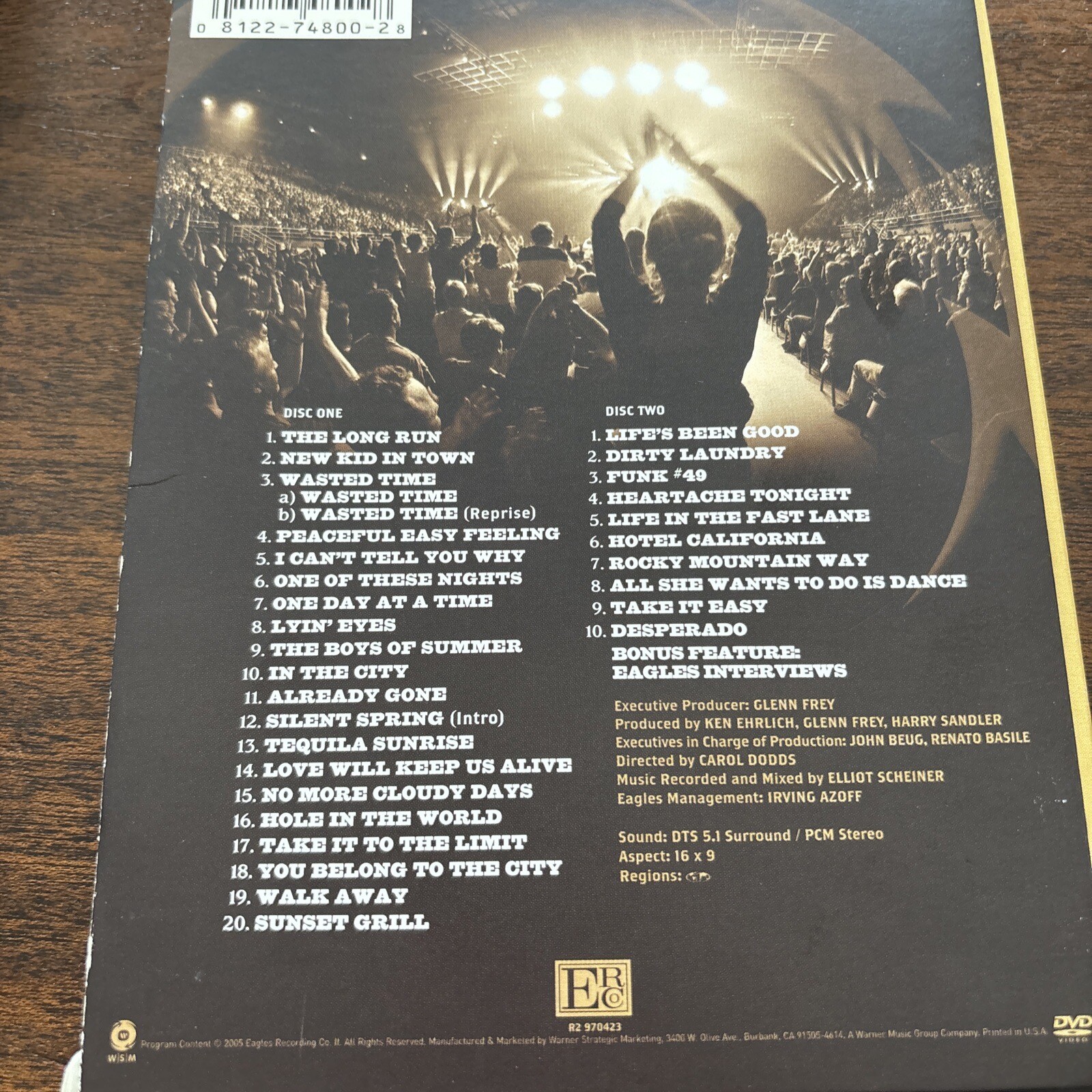 Eagles Farewell I Tour Live From Melbourne 2 DVD SET + Artwork (DVD ...