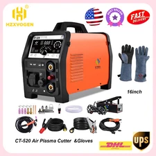 Hitbox Cut/TIG/MMA Non-touch Pilot Arc Air Plasma Cutter 4in1 Weld Machine&Glove