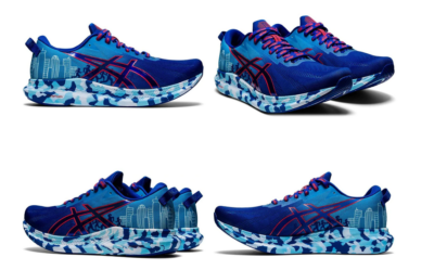 スパイク・シューズ Asics Gel Noosa Tri-13 'Boston' 11.5, 12~ ASICS Gel Noosa Tri-13 Boston Marathon Blue Red Running