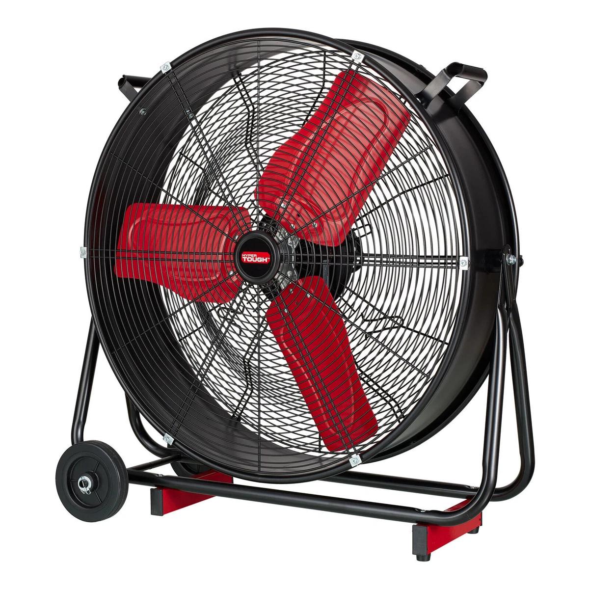 24 Inches High Velocity Tilted Drum Fan Portable Round Blower Fan Warehouse 2023
