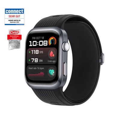 HUAWEI WATCH D2 Smartwatch, Ambulante Blutdruckmessung, EKG, Schwarz