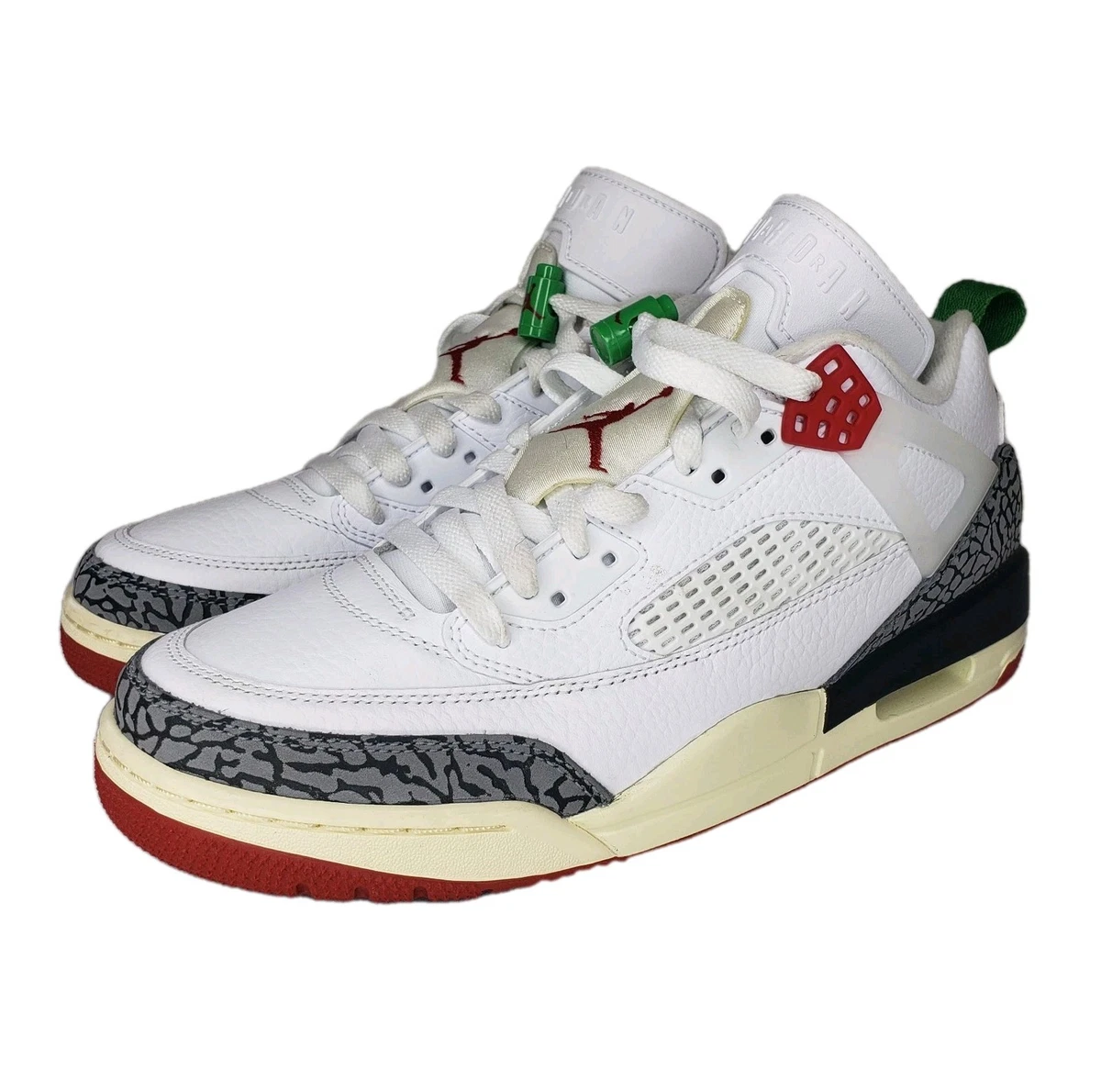 Nike Air Jordan Spizike Low SE Do The Right Thing weiß rot 7425-100 Größe 8,5 Herren