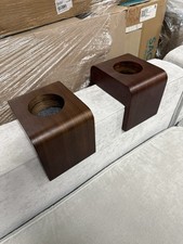 Lovesac Sactionals Drink Holder - Dark Brown - Set Of 2 - Free Shipping