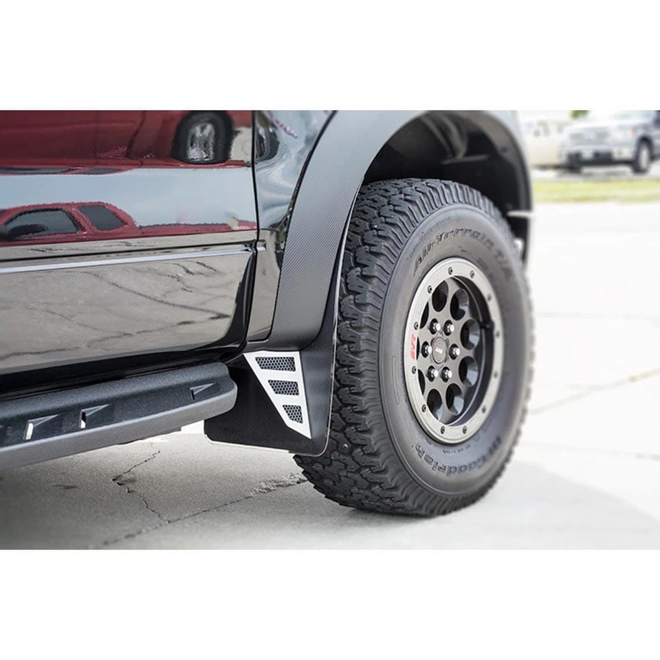 碳纤维后挡泥板带ABS支撑适用于2010-2014年福特F-150猛禽 — 第 2/4 张图片