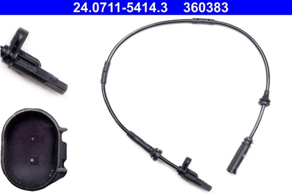 ATE ABS Sensor Raddrehzahl 24.0711-5414.3 FüR F25 F26 X3 BMW X4 Sdrive Xdrive-image