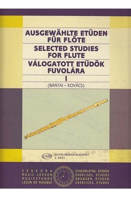 Selected Studies for flute Volume 1 Flute Music Bantai Editio Musica Budapest Ze