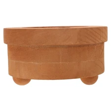 Wooden Cup Holder Rack Paper Dispenser Bathroom for Kitchen Counter