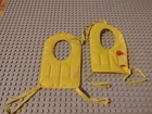 Set of (2) 1970s GI Joe Adventure Team Air Vests (1 with Brass Rings)