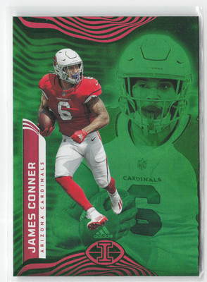 2022 Panini Illusions - James Conner #2 Trophy Collection Emerald