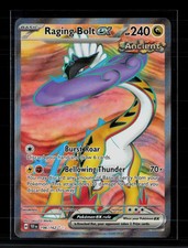 Pokemon 2024 Temporal Forces Raging Bolt EX UR FA #196/162