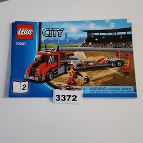 LEGO CITY 60027 Instruction Manuals 1, 2 Only Booklets Monster Truck Transporter