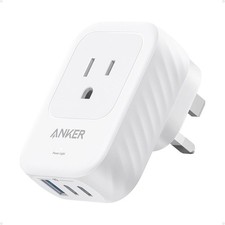 Travel Adapter Type G Adapter for Travel US to UK Plug Adapter International