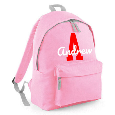 Personalisierter Rucksack mit Namen & Initialen für Kinder, stilvoller Rucksack Ausrüstung Aufbewahrung