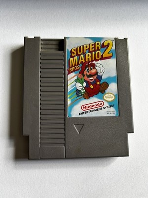 Super Mario Bros 2 NES Cartridge Only Tested Works Nintendo 1988