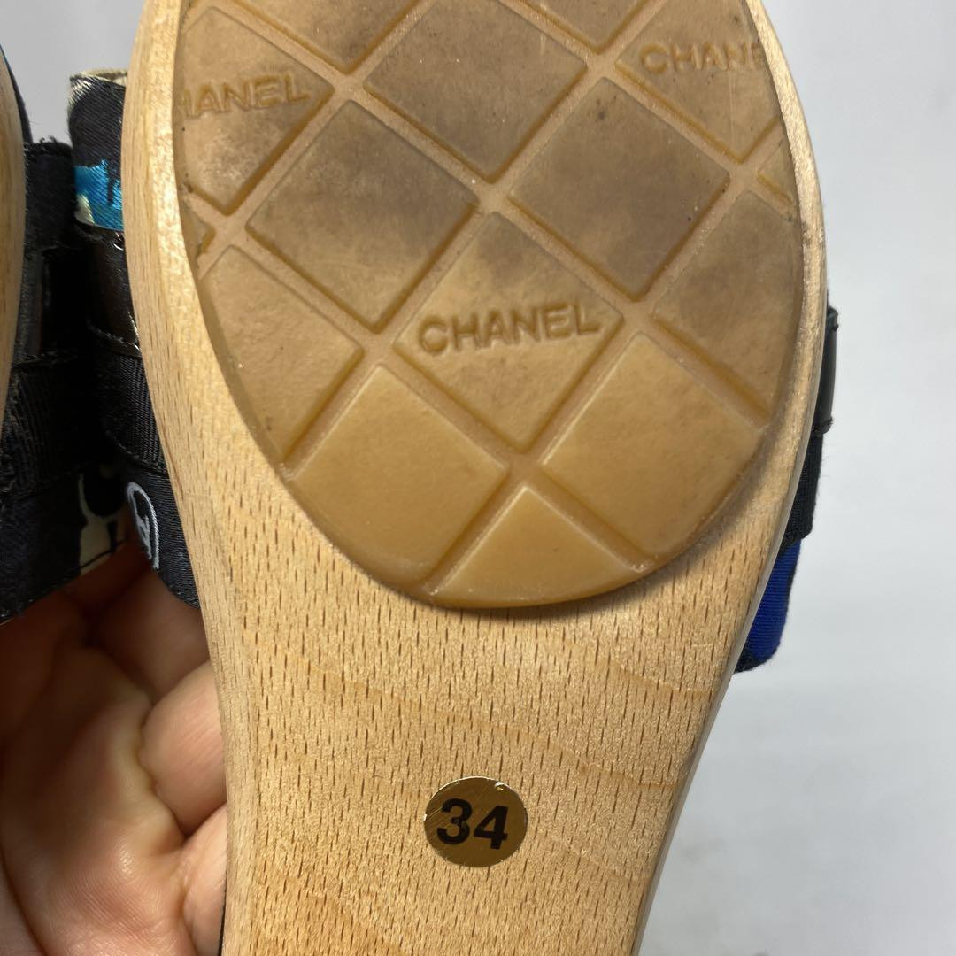 Chanel Mules Sandals Multicolor With Coco Mark Size 34 US About4 For Women thumbnail 12