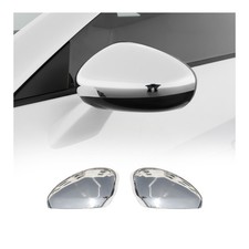 Coques de Rétroviseurs pour Citroen DS4 2011-2018 en Acier Chromé Argent