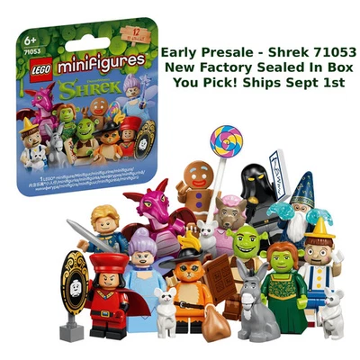 Early Presale - Lego Shrek Individual Minifigures 71053 New Sealed You Pick! - Image 1 of 4