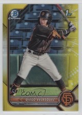 2022 Bowman Chrome Prospects Yellow Refractor 16/75 Diego Velasquez #BCP-110 fm0
