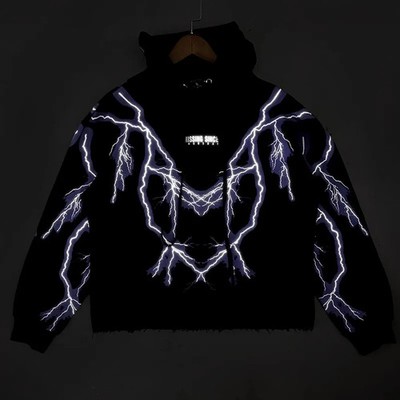 Missing Since Thursday Purple Thunder Hoodie Men's Black