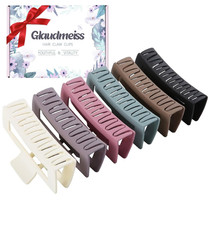 4 PCS 5 Inch Extra Large Claw Clips for Women, Tortoise Shell Jumbo Claw Clips f