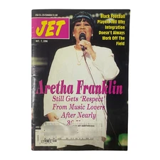Jet Magazine October 7, 1996 Vol. 90, No. 21 Aretha Franklin Cover VG