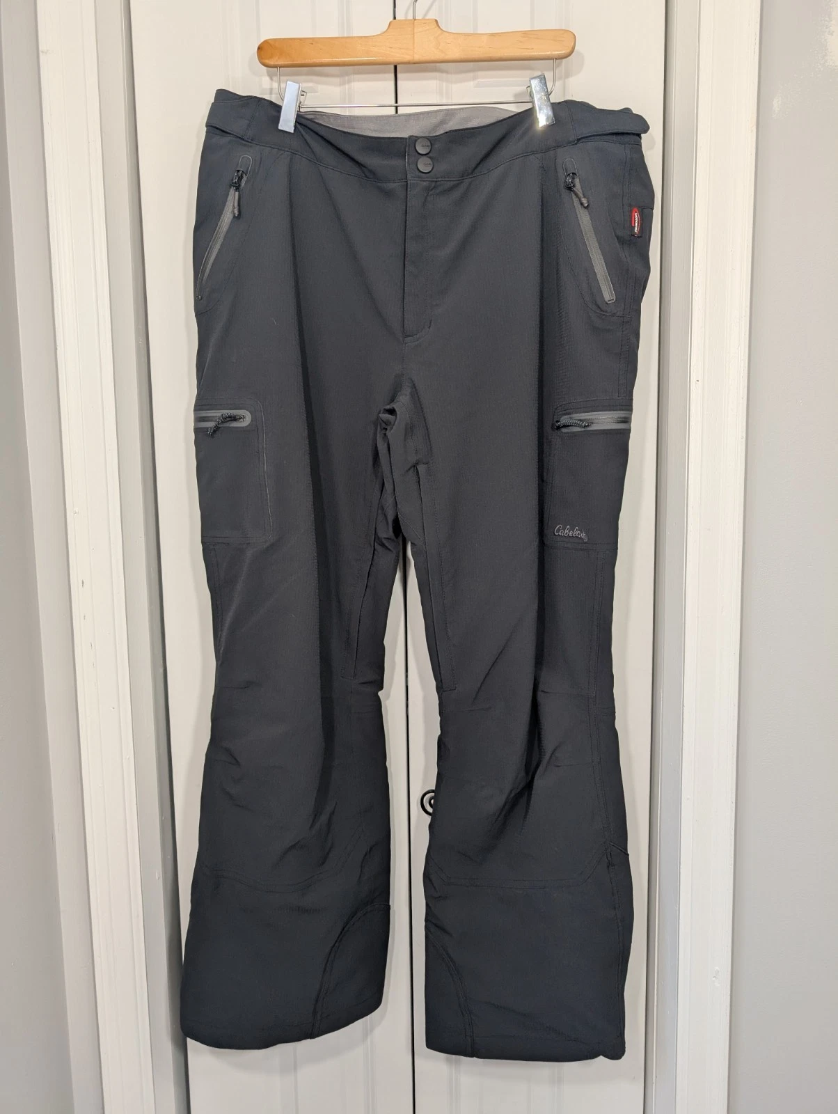 Cabela's Women's Size Large Outdoor Winter Snow pants Charcoal Gray