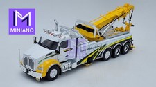 CAMION AMERICAIN KENWORTH T880 2018 DEPANNEUSE POIDS LOURDS BLANC JAUNE IXO 1/43