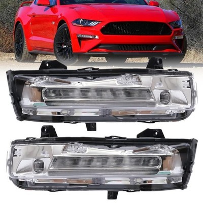 LED Fog Light Assembly, For Ford Mustang 2018-2020, DRL & Turn Signal