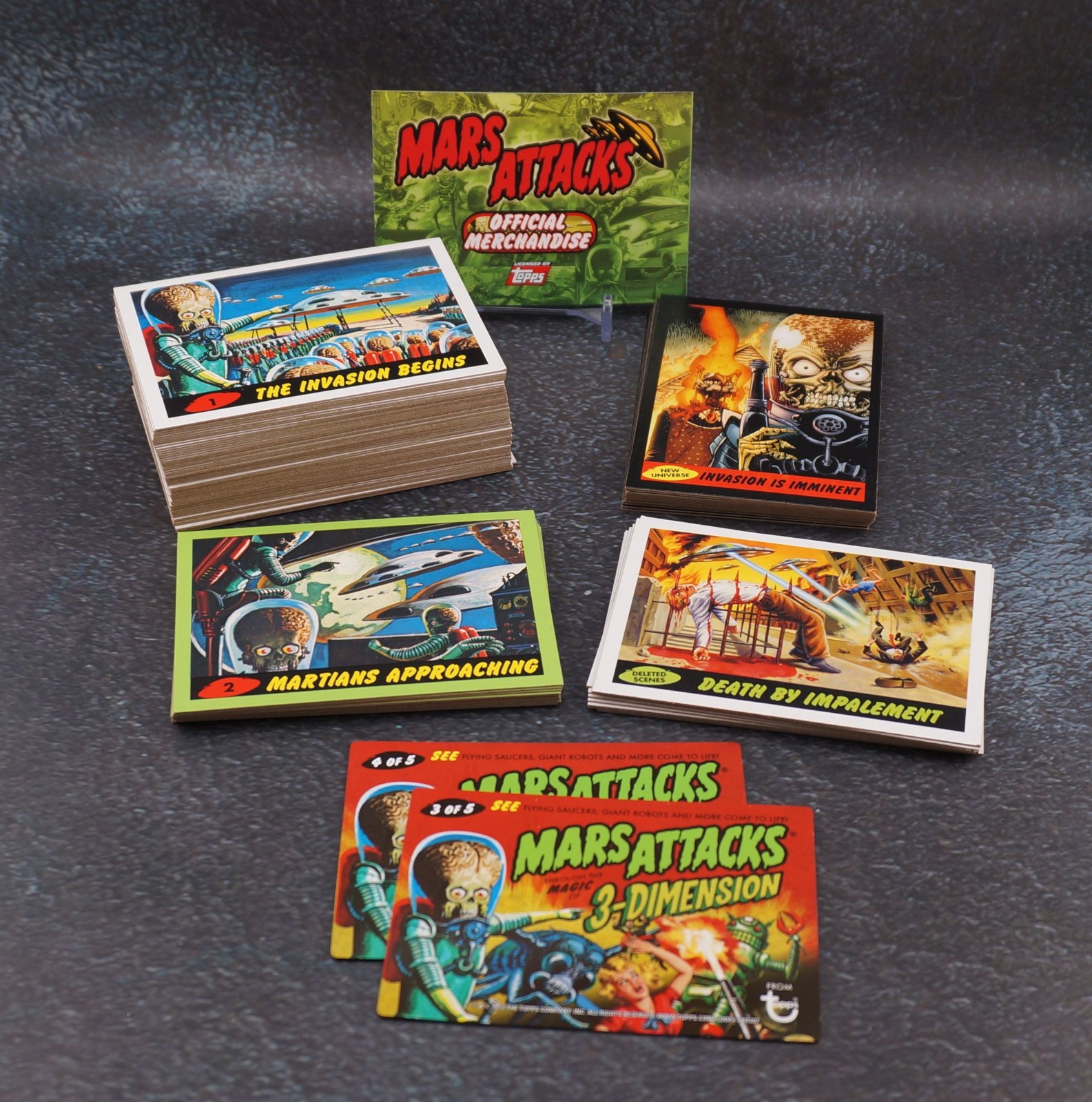 2012 Topps Mars Attacks! 3 Complete Sets Heritage New Universe Deleted Scenes