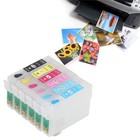 6Pcs Refill Ink Cartridges Durable Replacement For Inkjet Printer Excellent