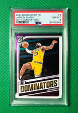 2024 LeBRON JAMES DONRUSS OPTIC 1/1 Elite DOMINATORS PSA (8) Only 1 in EXISTENCE