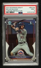 2023 Bowman Draft Chrome Refractor Nolan McLean #BDC-96 PSA 9 MINT j6a