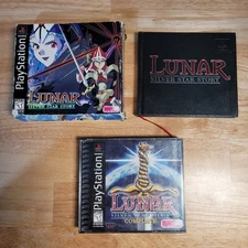 Lunar Silver Star Story Complete PS1 Sony PlayStation 1 1999 CIB Complete Tested