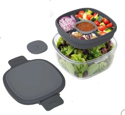 1-pack Bentgo Glass Salad Container Lunch Snack 1853421