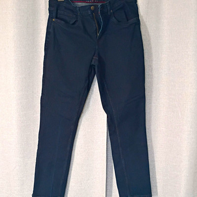 Perry Ellis America Men s Blue Dark Wash Denim Jeans Slim Straight 5-Pocket