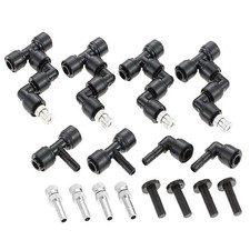 Set of 4 1/4" Reptile Mister Nozzles 360 Adjustable For Reptile Terrarium Tank