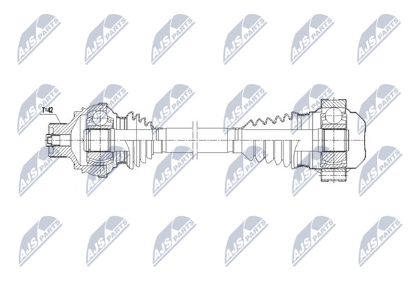 NTY Antriebswelle NPW-AU-089 FüR Audi-image