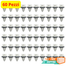 60 Pezzi Clip Di Fissaggio per Pannello Interno Portiera Auto Clip Di Fissaggio