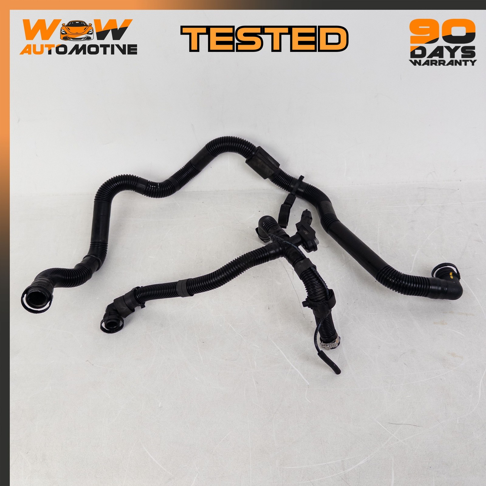 13-19 MASERATI QUATTROPORTE 3.8L ENGINE WATER RETURN COOLING HOSE PIPE SET OEM