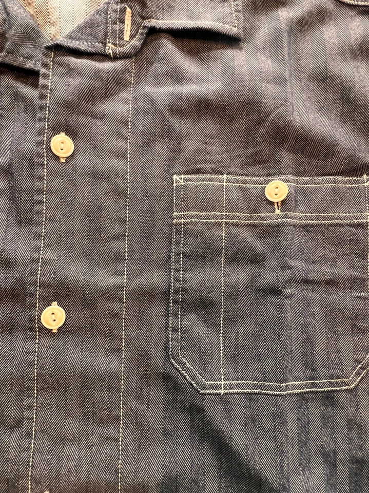 Line of Trade Machinist Shirt – Men’s Large – Chambray Chore Style – NWOT Blue - Image 3 of 4