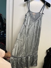 FREE PEOPLE SEXY SPAGHETTI EMBROIDERY FLOWER&SEQUIN GORGEOUS HOLIDAY PARTY DRESS