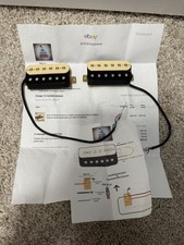 G.M. 57 Special Alnico II Zebra Humbucker Set 4-wir  e for Gibson Epiphone 