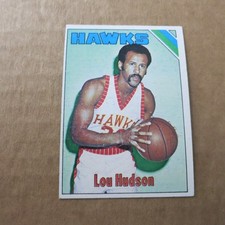Lou Hudson 1975-76 Topps #25 Atlanta Hawks U Minnesota EX Free Postage