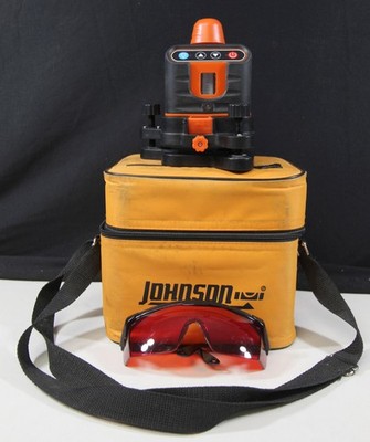 JOHSON LEVEL & TOOL 40-6502 MANUAL LEVELING ROTARY LASER KIT (05YE26EB)