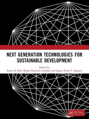 Next Generation Technologies for Sustainable Development Sunita R Patil (u. a.)