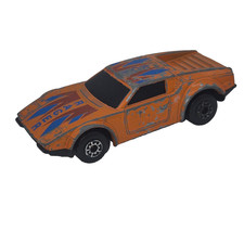 Matchbox De Tomaso Pantera Super GT BR 39/40 Orange Diecast Toy Car Vintage 1985