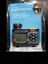 Melnor HydroLogic Digital Electronic Automatic Water Timer 2 Outlet  5116644