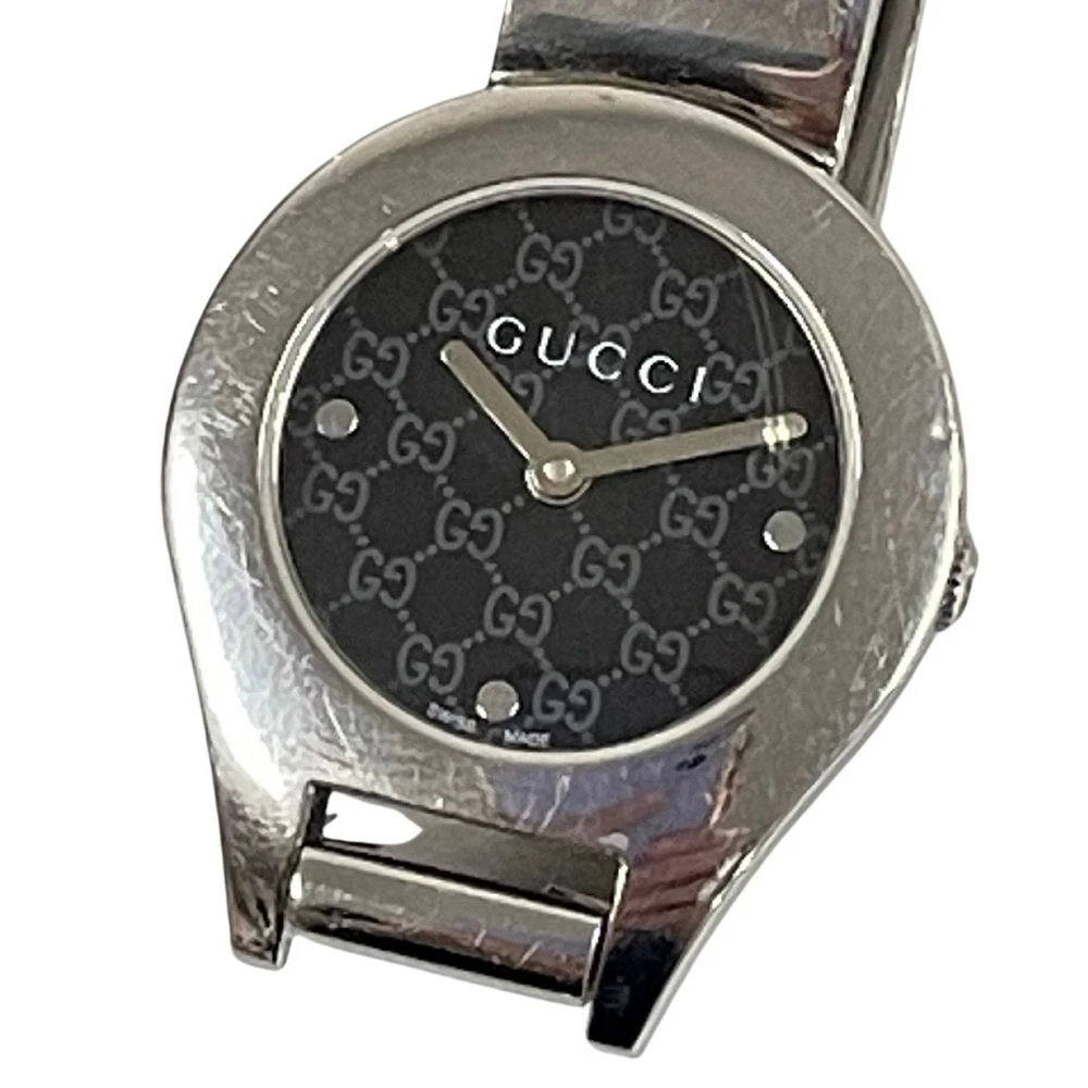 Montre Gucci 6700L Gg cadran noir Qz / C52 d'occasion