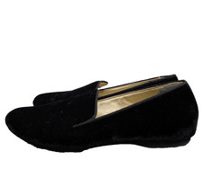 Birdies The Starling Loafer Womens 9 Black Velvet Comfort Slip On Flats